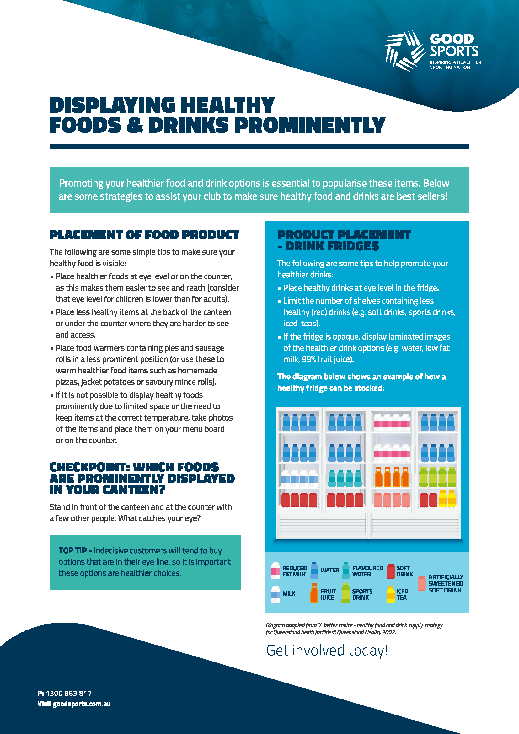 Displaying Healthy Food and Drinks Prominently doc